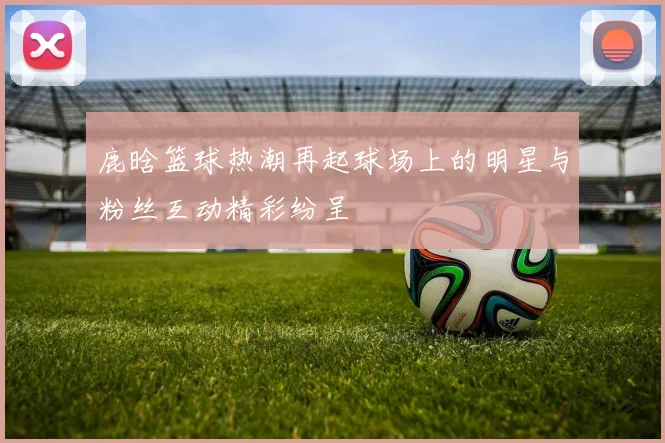 鹿晗篮球热潮再起球场上的明星与粉丝互动精彩纷呈